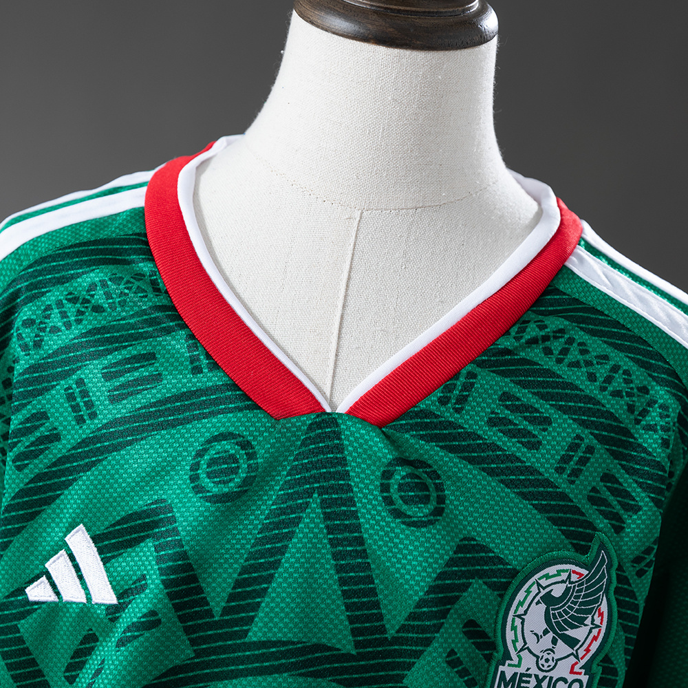 Mexico 2026 Home Kids Kit Jersey – Replica Football Soccer Shirt – Size 16–28