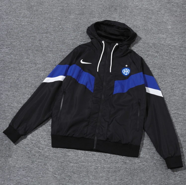 Inter Milan 25/26 Adult Windbreaker Kit – Replica Football Soccer Outfit
