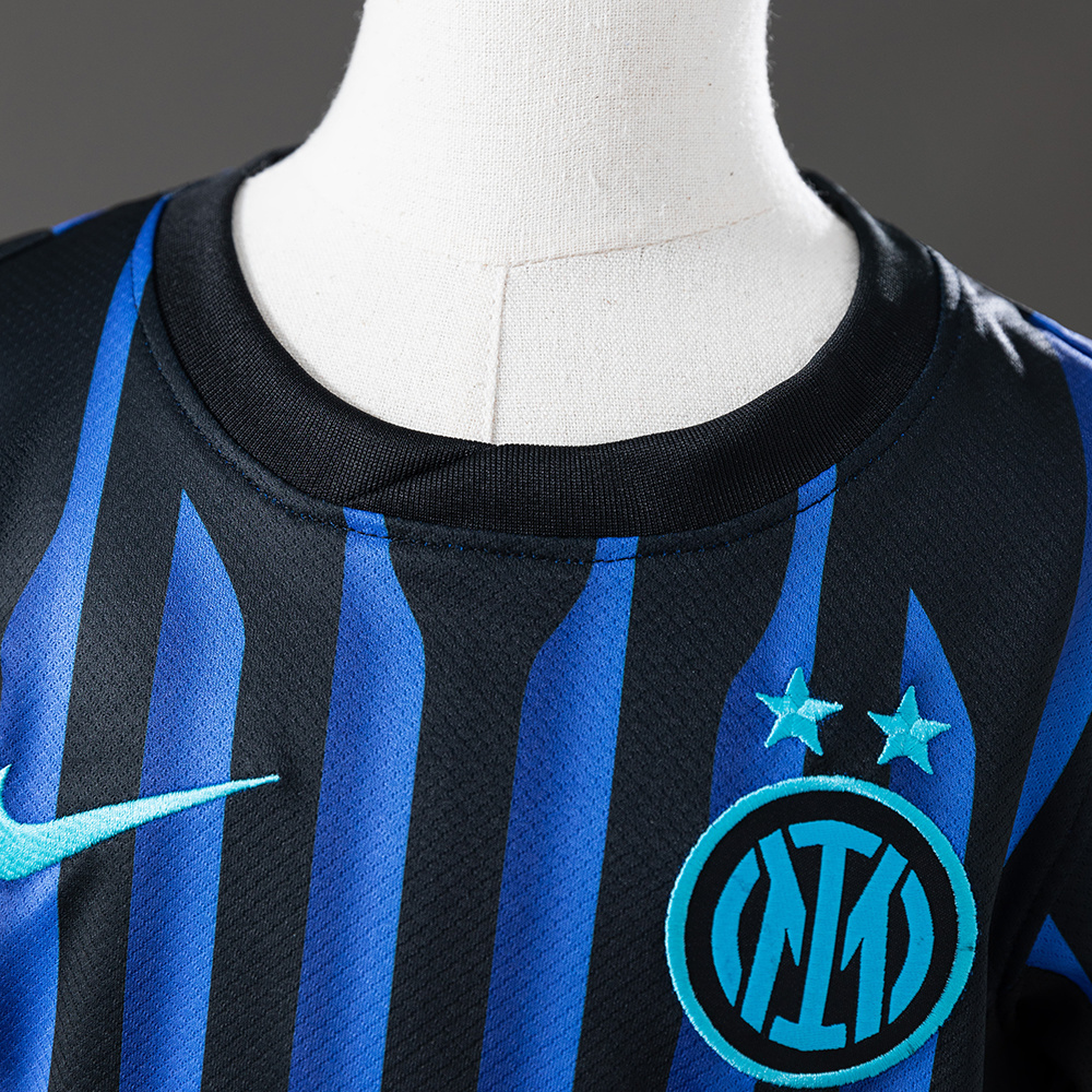 Inter Milan 25/26 Home Kids Kit Jersey – Replica Football Soccer Shirt – Size 16–28