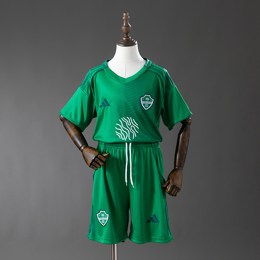 Al-Ahli Saudi 25/26 Away Kids Kit Jersey – Replica Football Soccer Shirt – Size 16–28