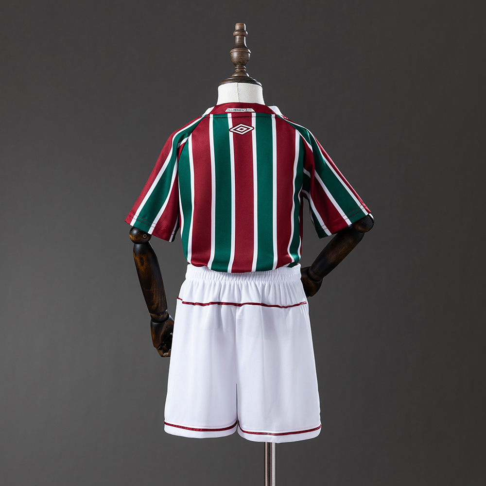 Fluminense 25/26 Home Kids Kit Jersey – Replica Football Soccer Shirt – Size 16–28