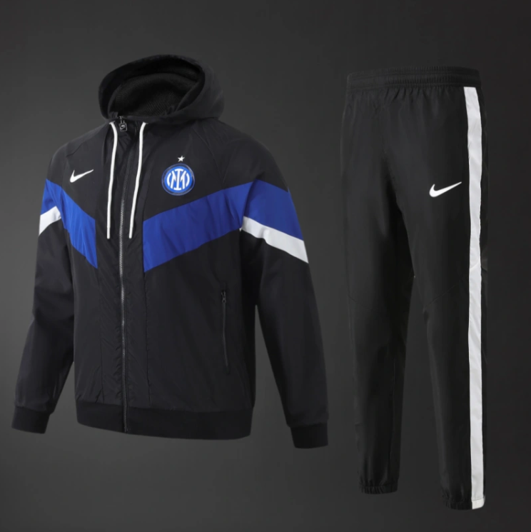 Inter Milan 25/26 Adult Windbreaker Kit – Replica Football Soccer Outfit