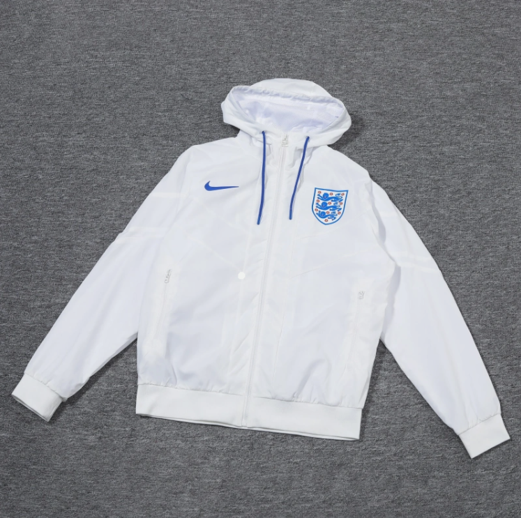 England 25/26 Adult Windbreaker Kit – Replica Football Soccer Outfit