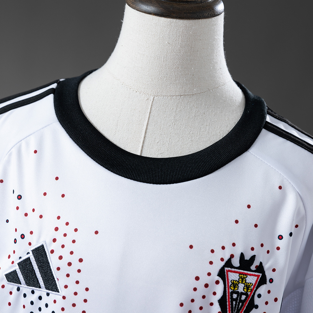 Albacete 25/26 Home Kids Kit Jersey – Replica Football Soccer Shirt – Size 16–28