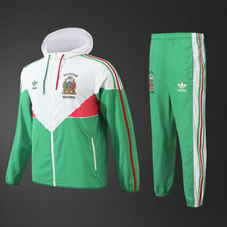 Mexico 25/26 Adult Windbreaker Kit – Replica Football Soccer Outfit