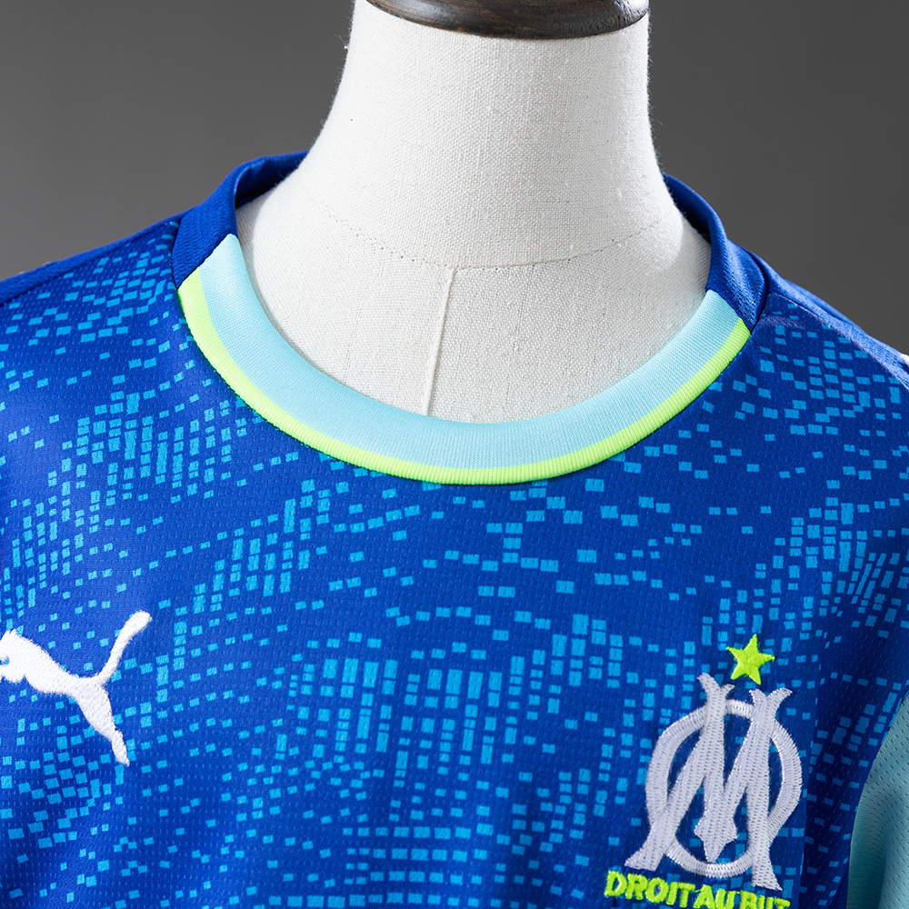 Olympique de Marseille 25/26 Third Kids Kit Jersey – Replica Football Soccer Shirt – Size 16–28