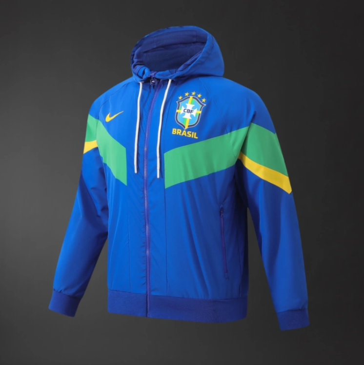 Brazil 25/26 Adult Windbreaker Kit – Replica Football Soccer Outfit