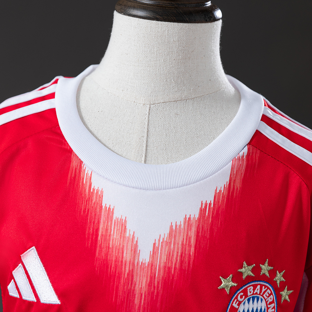 Bayern Munich 25/26 Home Kids Kit Jersey – Replica Football Soccer Shirt – Size 16–28