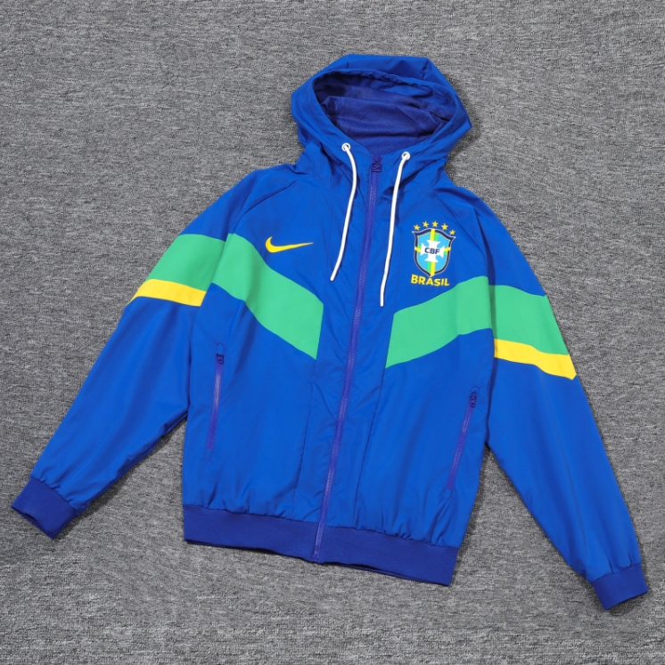 Brazil 25/26 Adult Windbreaker Kit – Replica Football Soccer Outfit