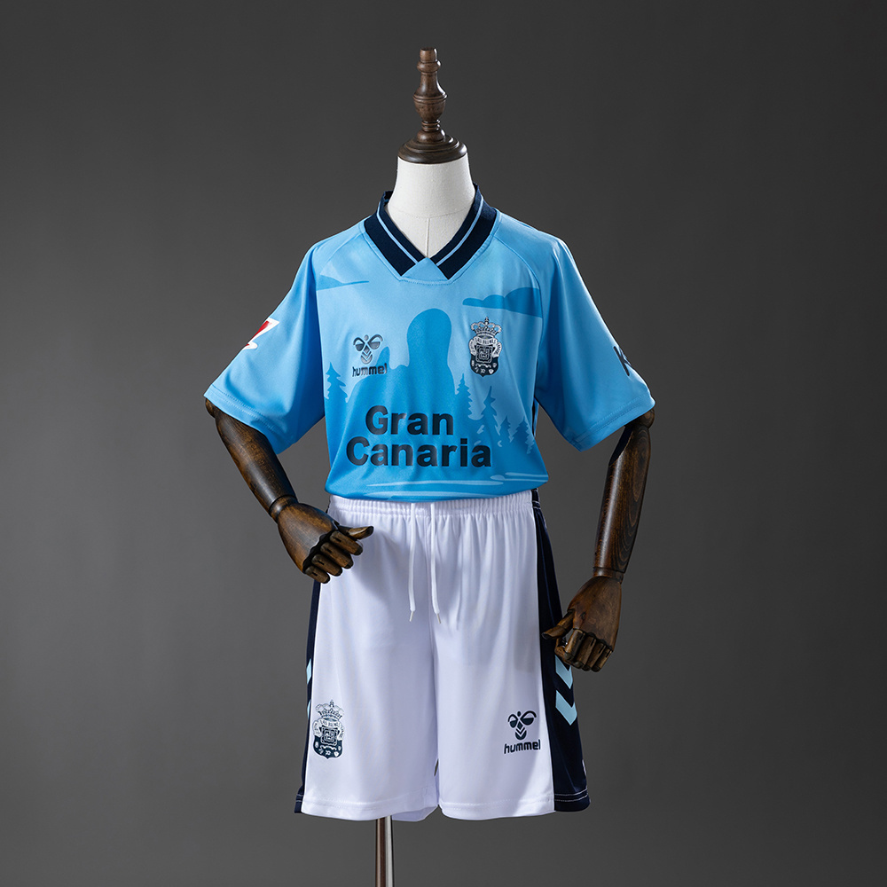 Las Palmas 25/26 Away Kids Kit Jersey – Replica Football Soccer Shirt – Size 16–28