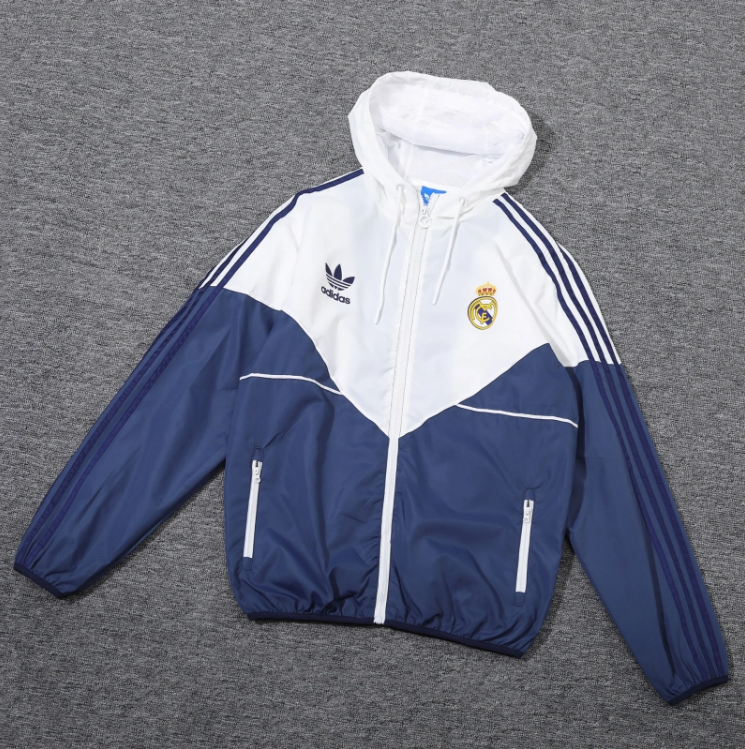 Real Madrid 25/26 Adult Windbreaker Kit – Replica Football Soccer Outfit