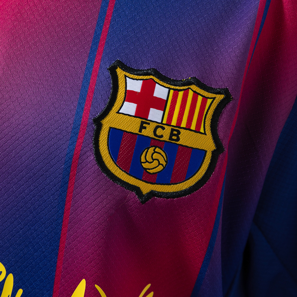 Barcelona x Ed Sheeran 25/26 Home Kids Kit Jersey – Replica Football Soccer Shirt – Size 16–28