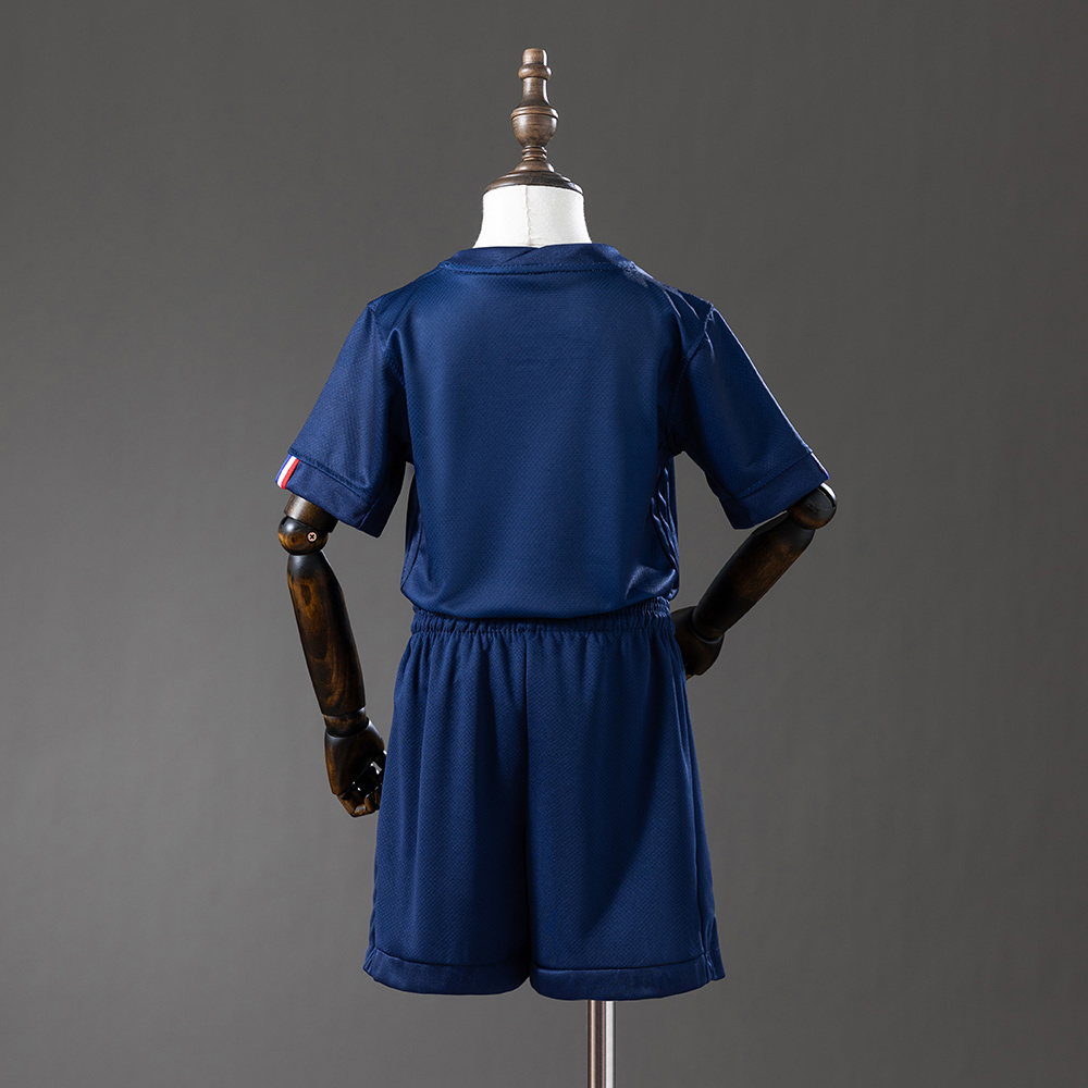 PSG 25/26 Home Kids Kit Jersey – Replica Football Soccer Shirt – Size 16–28