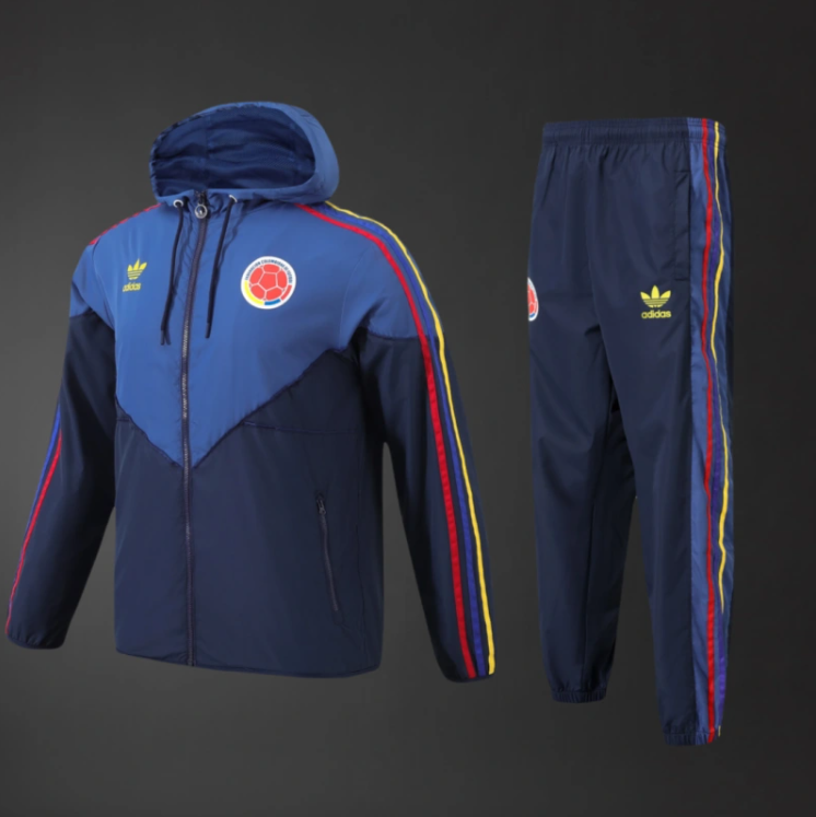 Colombia 25/26 Adult Windbreaker Kit – Replica Football Soccer Outfit