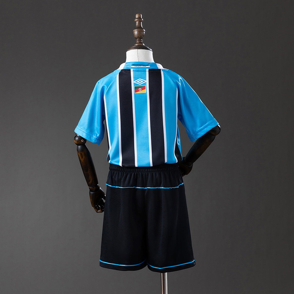 Grêmio 25/26 Home Kids Kit Jersey – Replica Football Soccer Shirt – Size 16–28