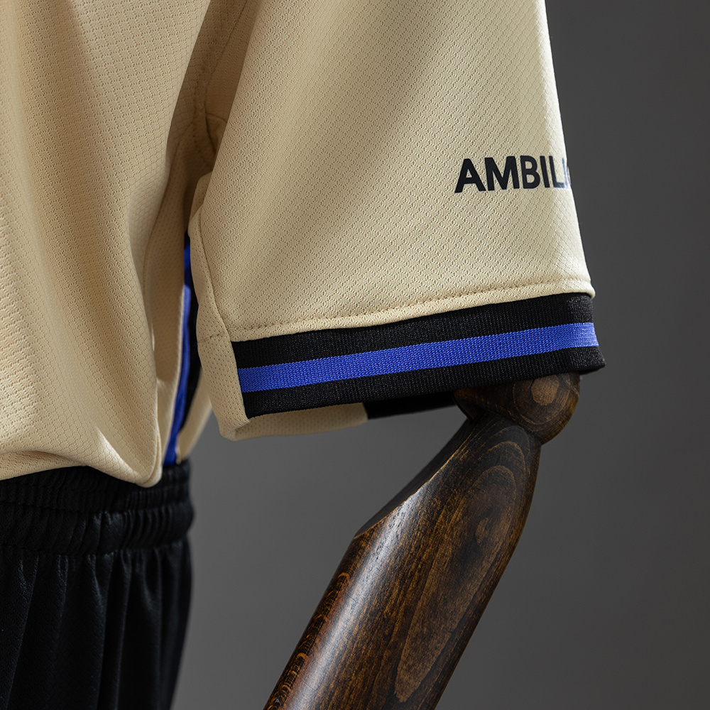 Barcelona 25/26 Away Full Kids Kit Jersey – Replica Football Soccer Shirt – Size 16–28