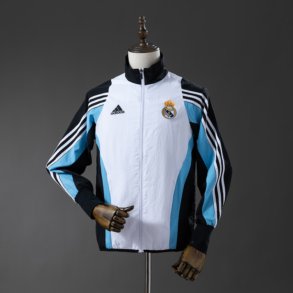 Real Madrid Retro Windbreaker S-XXL – Replica Football Soccer Outfit