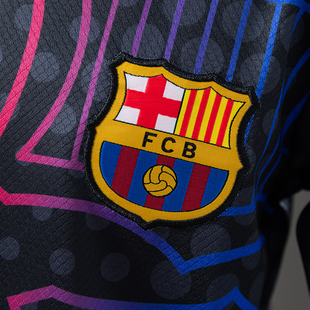 Barcelona 25/26 Training Kit Kids Jersey – Replica Football Soccer Shirt – Size 16–28