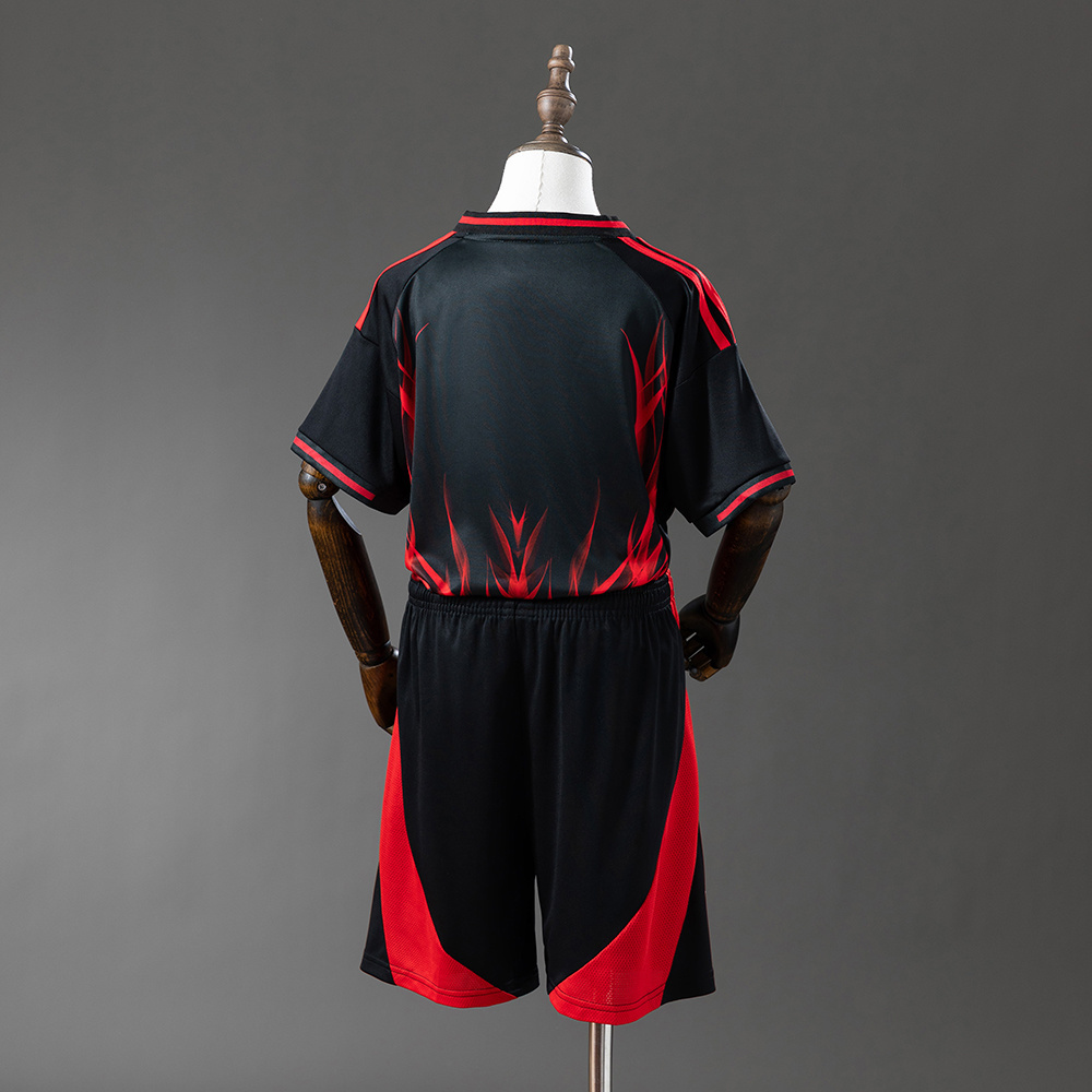 Benfica 25/26 Kids Kit Black Training Jersey – Replica Football Soccer Shirt – Size 16–28