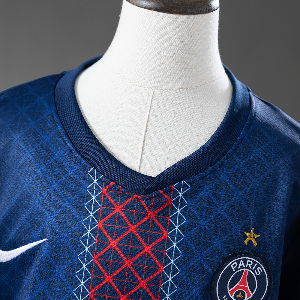 PSG 25/26 Home (Champion Edition) Kids Kit Jersey – Replica Football Soccer Shirt – Size 16–28