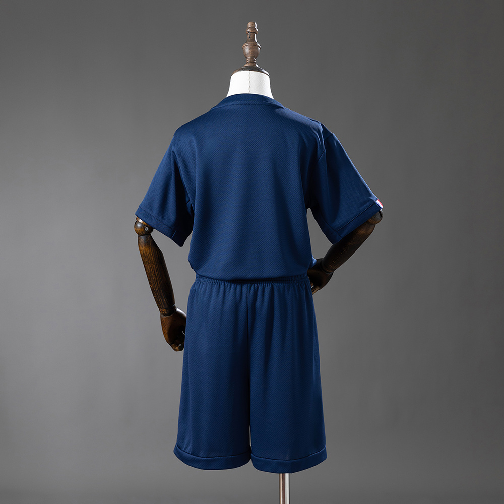 PSG 25/26 Home (Champion Edition) Kids Kit Jersey – Replica Football Soccer Shirt – Size 16–28