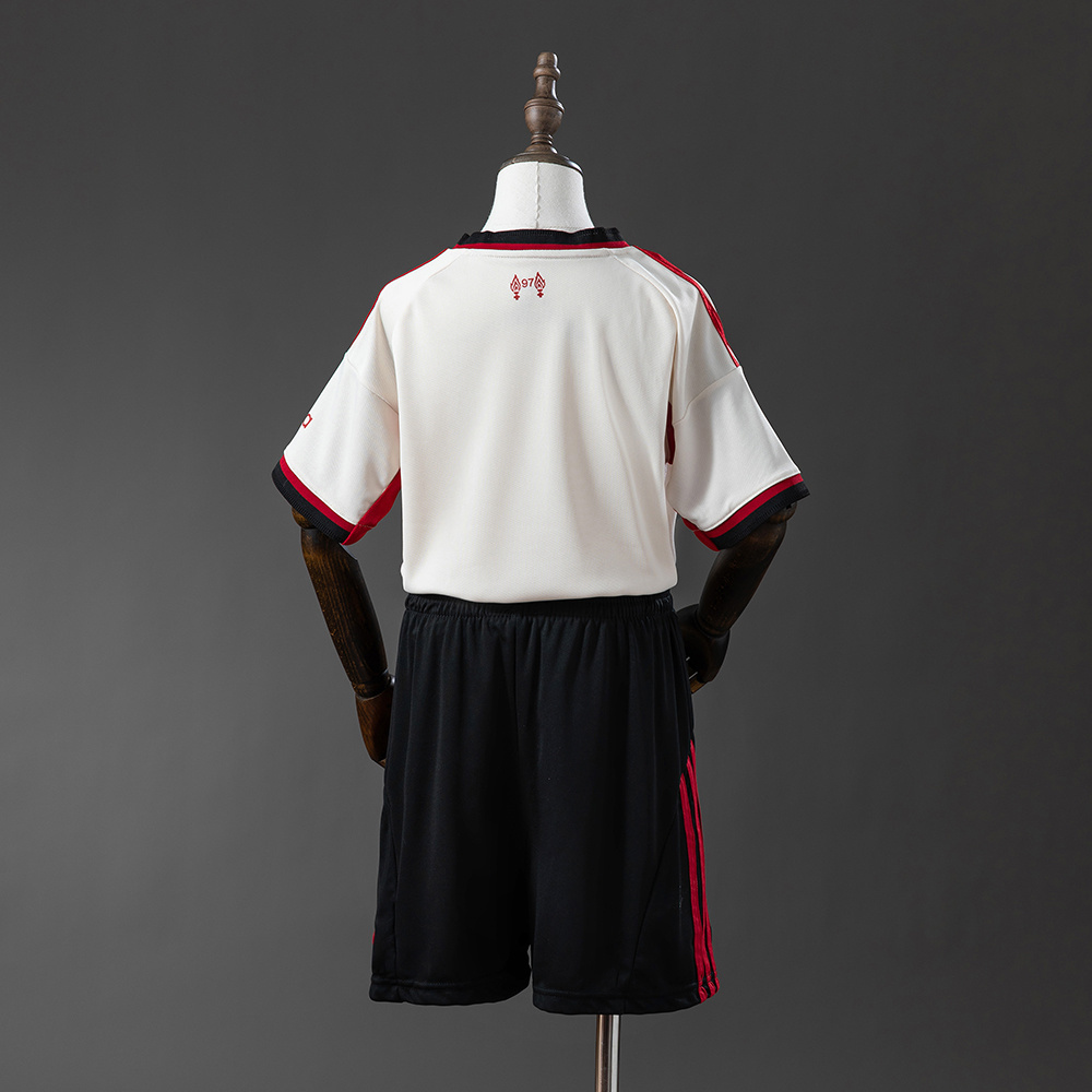 Liverpool 25/26 Kids Kit Away Jersey – Replica Football Soccer Shirt – Size 16–28