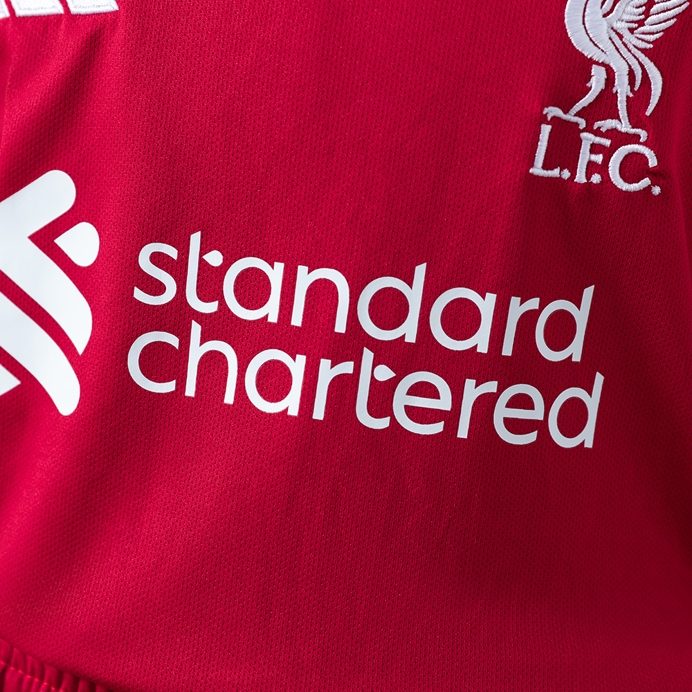 Liverpool 25/26 Kids Kit Home Jersey – Replica Football Soccer Shirt – Size 16–28