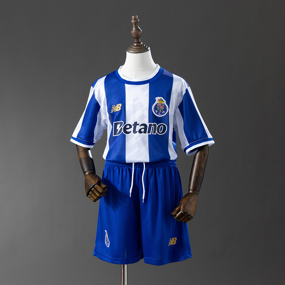 Porto 25/26 Kids Kit Home Jersey – Replica Football Soccer Shirt – Size 16–28