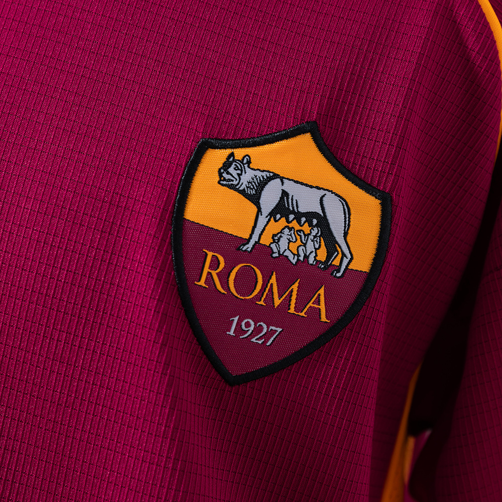 AS Roma 25/26 Home Full Kids Kit Jersey – Replica Football Soccer Shirt – Size 16–28