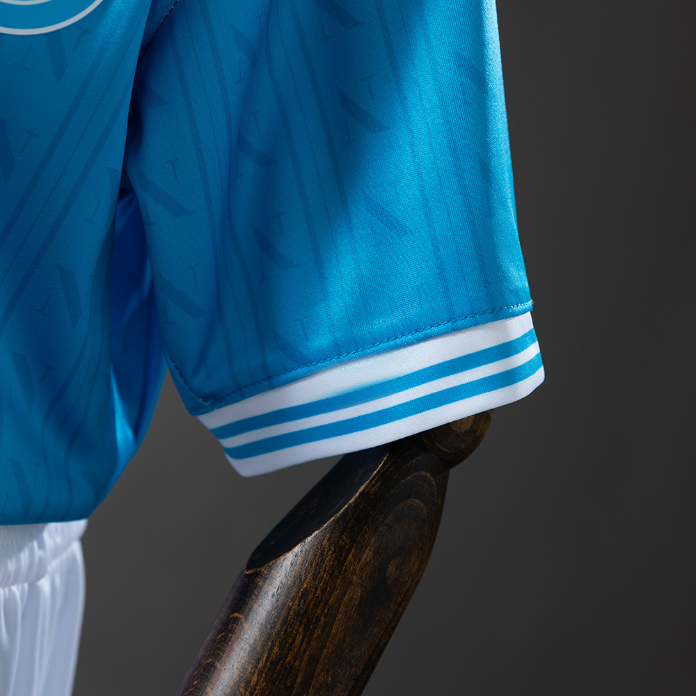 Naples 25/26 Home Kids Kit Jersey – Replica Football Soccer Shirt – Size 16–28