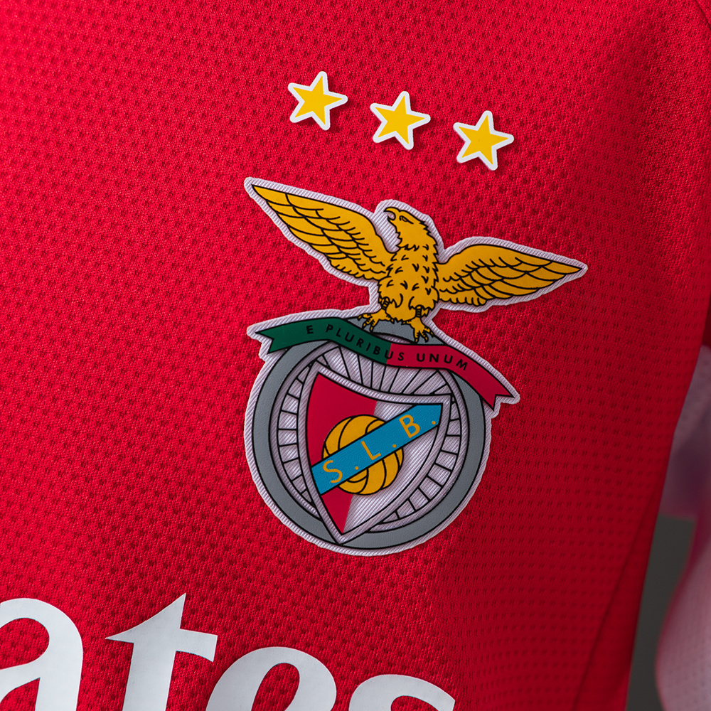 Benfica 25/26 Home Kids Kit Jersey – Replica Football Soccer Shirt – Size 16–28