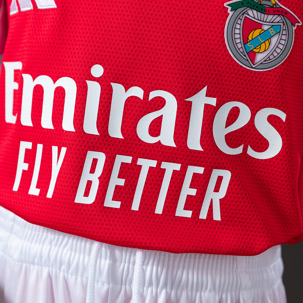 Benfica 25/26 Home Kids Kit Jersey – Replica Football Soccer Shirt – Size 16–28