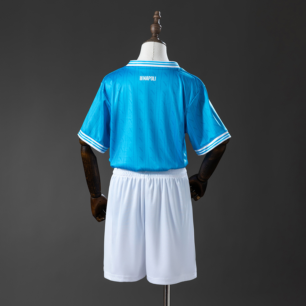 Naples 25/26 Home Kids Kit Jersey – Replica Football Soccer Shirt – Size 16–28