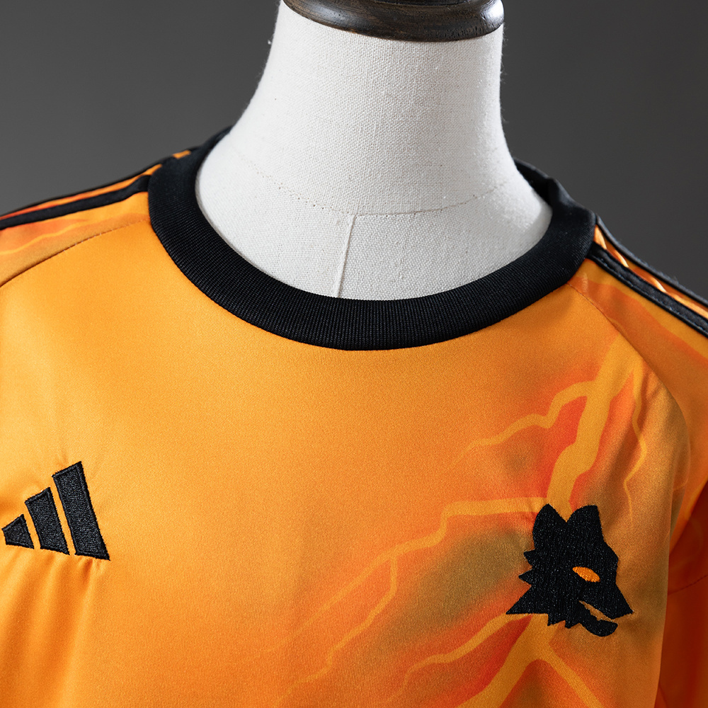 Roma 25/26 Away Kids Kit Jersey – Replica Football Soccer Shirt – Size 16–28