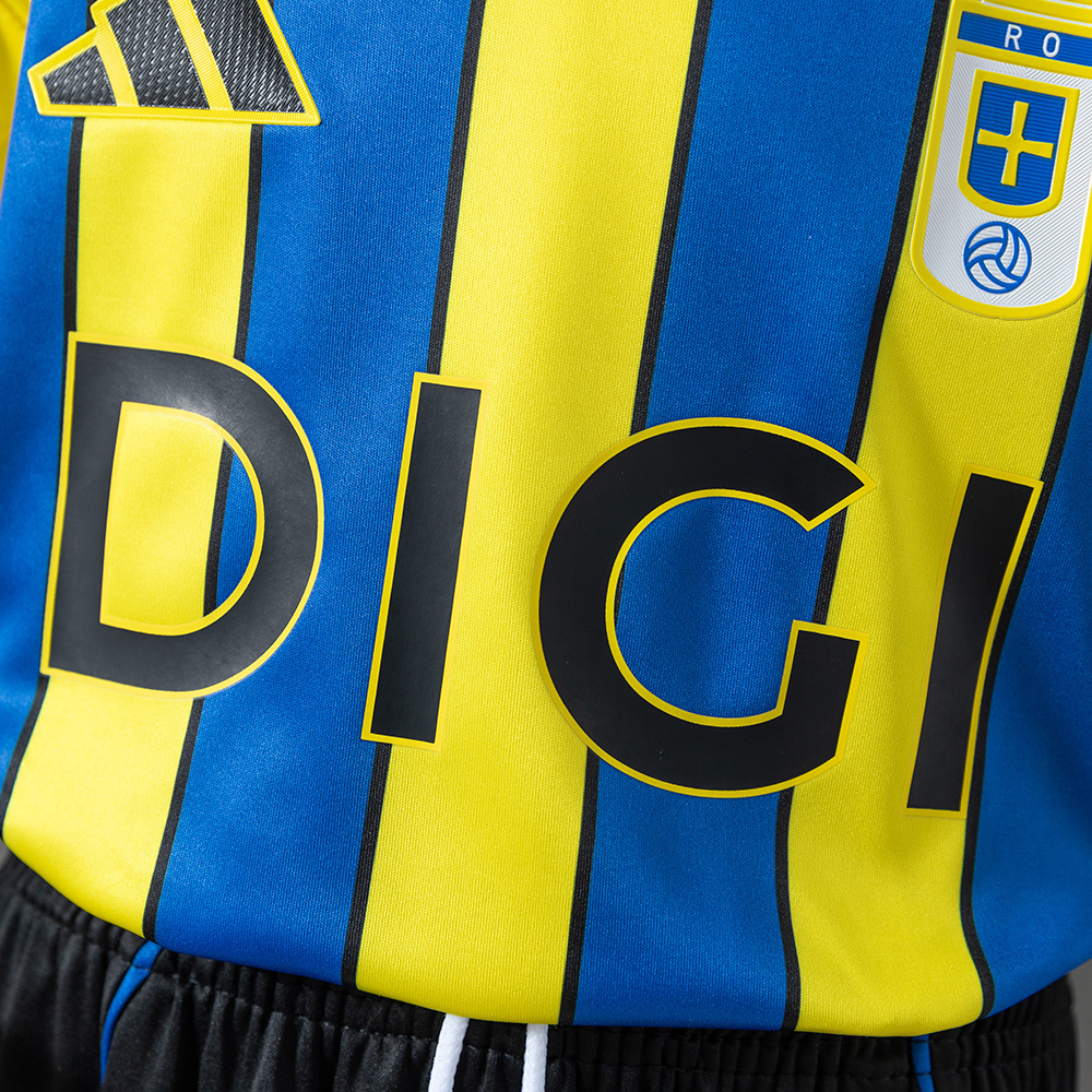 Real Oviedo 25/26 Away Kids Kit Jersey – Replica Football Soccer Shirt – Size 16–28