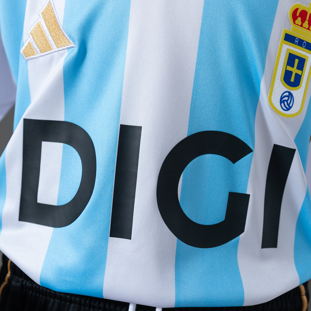 Real Oviedo 25/26 Third Kids Kit Jersey – Replica Football Soccer Shirt – Size 16–28