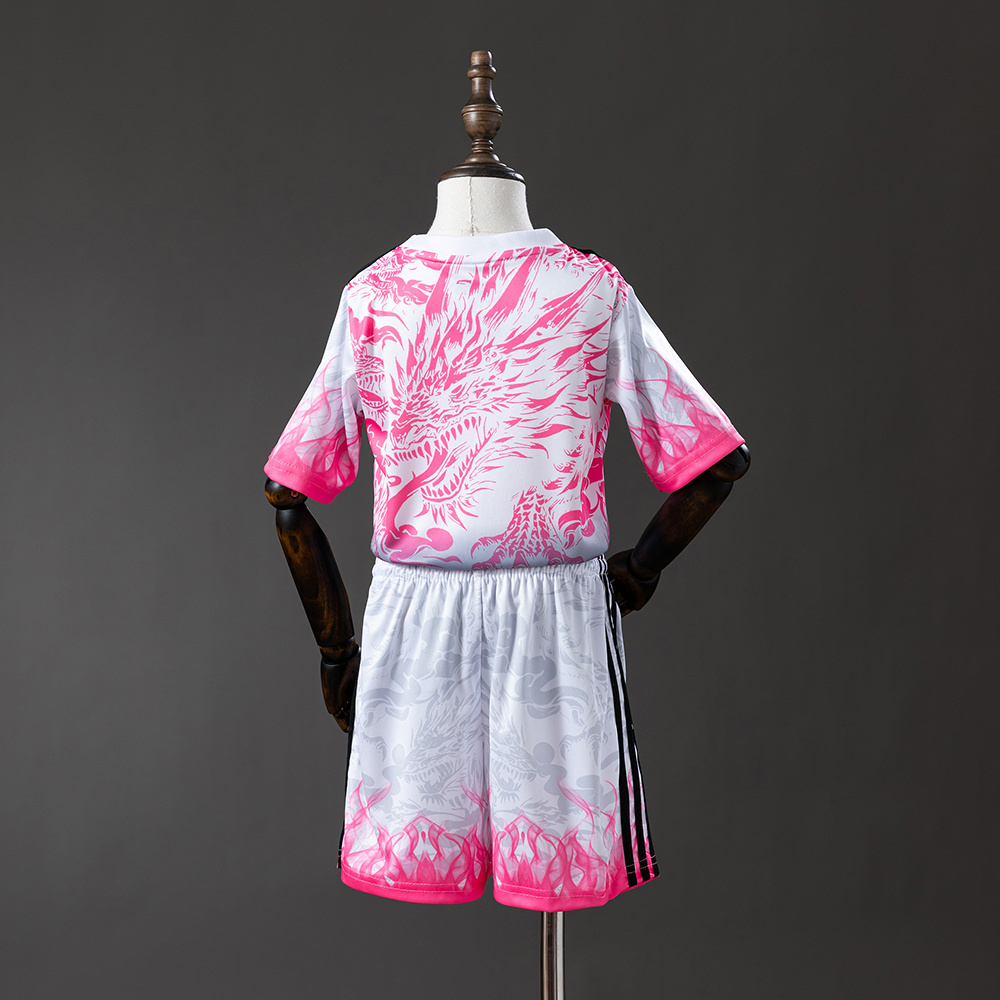 Real Madrid 25/26 Special Edition Pink Kids Kit Jersey – Replica Football Soccer Shirt – Size 16–28