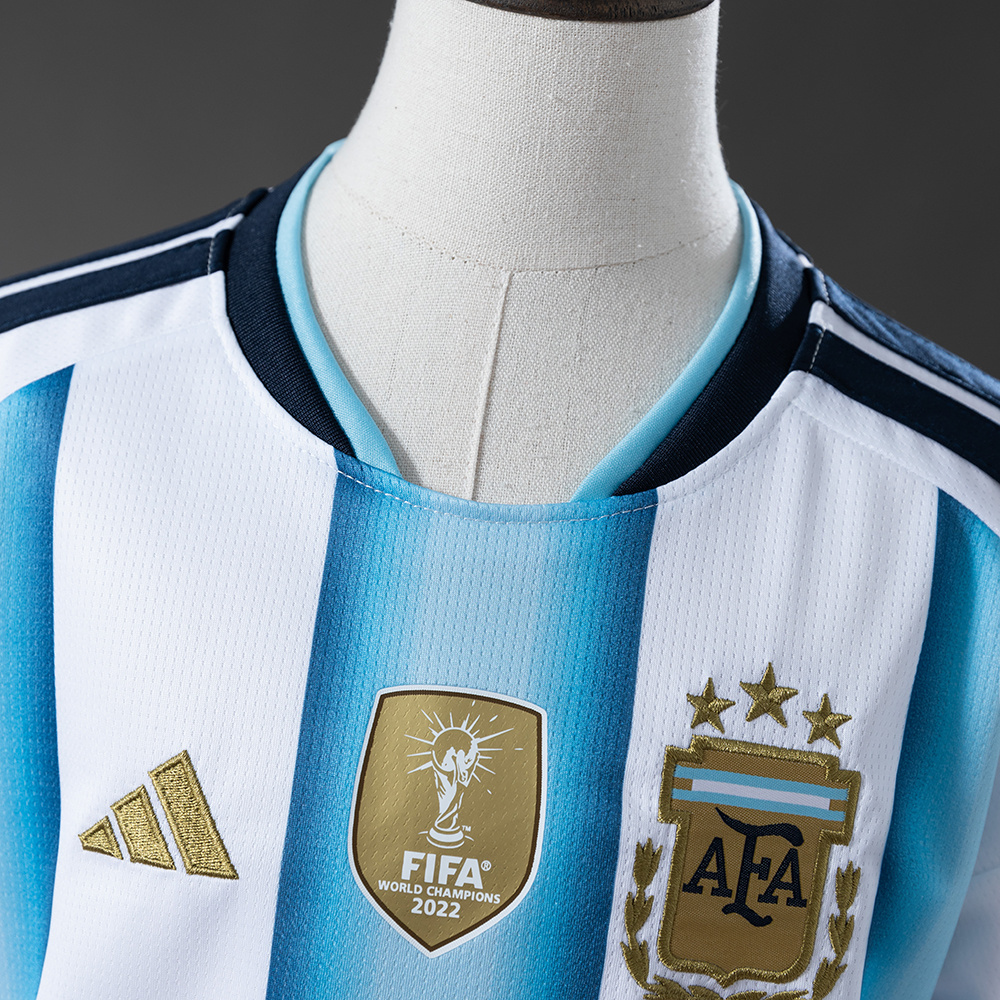 Argentina 2026 Home Kids Kit Jersey – Replica Football Soccer Shirt – Size 16–28