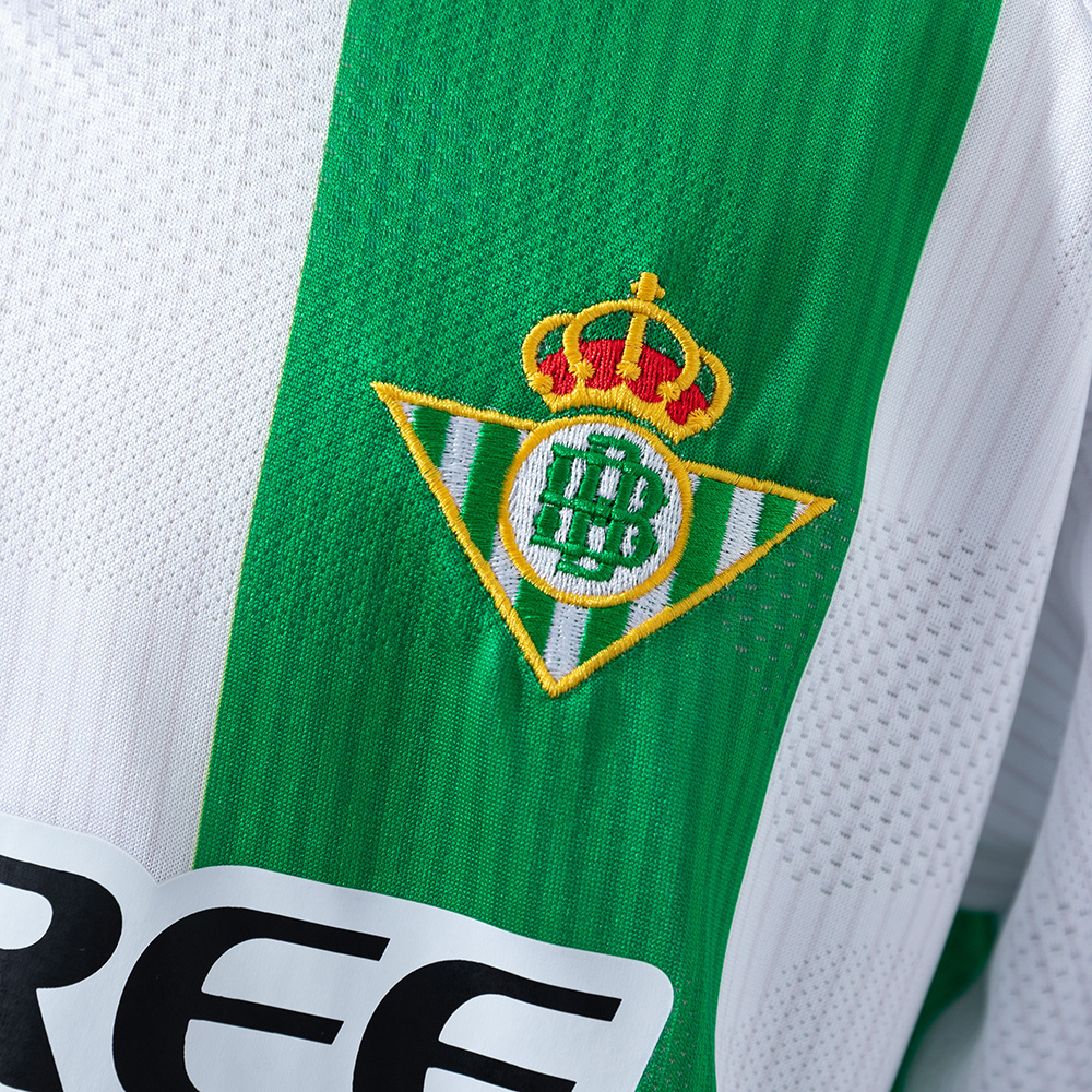 Real Betis 25/26 Home Full Kids Kit Jersey – Replica Football Soccer Shirt – Size 16–28