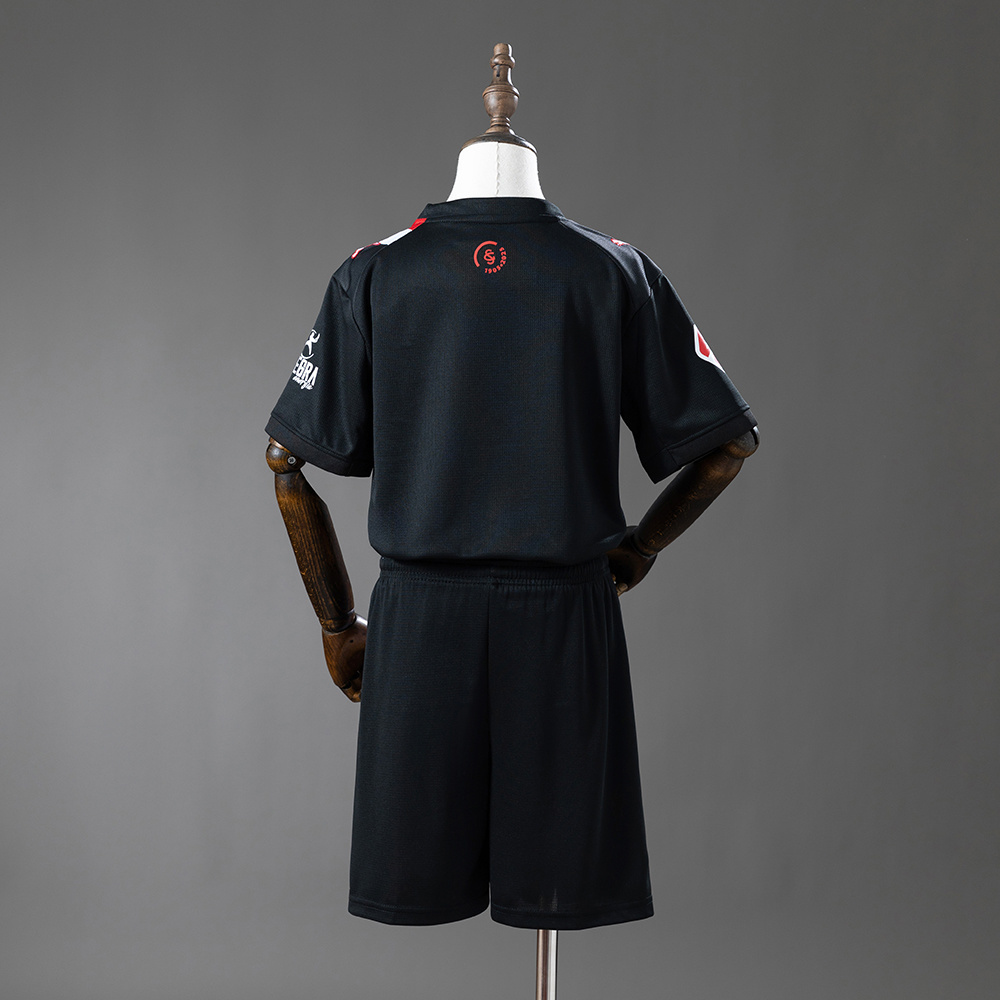 Sporting de Gijón 25/26 Away Kids Kit Jersey – Replica Football Soccer Shirt – Size 16–28