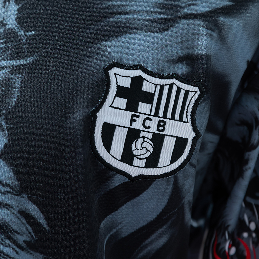 Barcelona 25/26 Lions Special Edition Full Kids Kit Jersey – Replica Football Soccer Shirt – Size 16–28