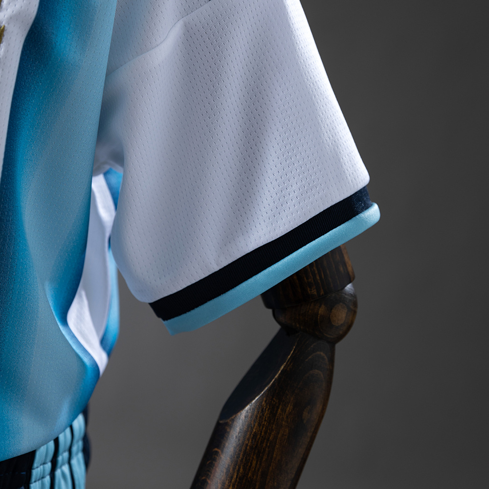 Argentina 2026 Home Kids Kit Jersey – Replica Football Soccer Shirt – Size 16–28