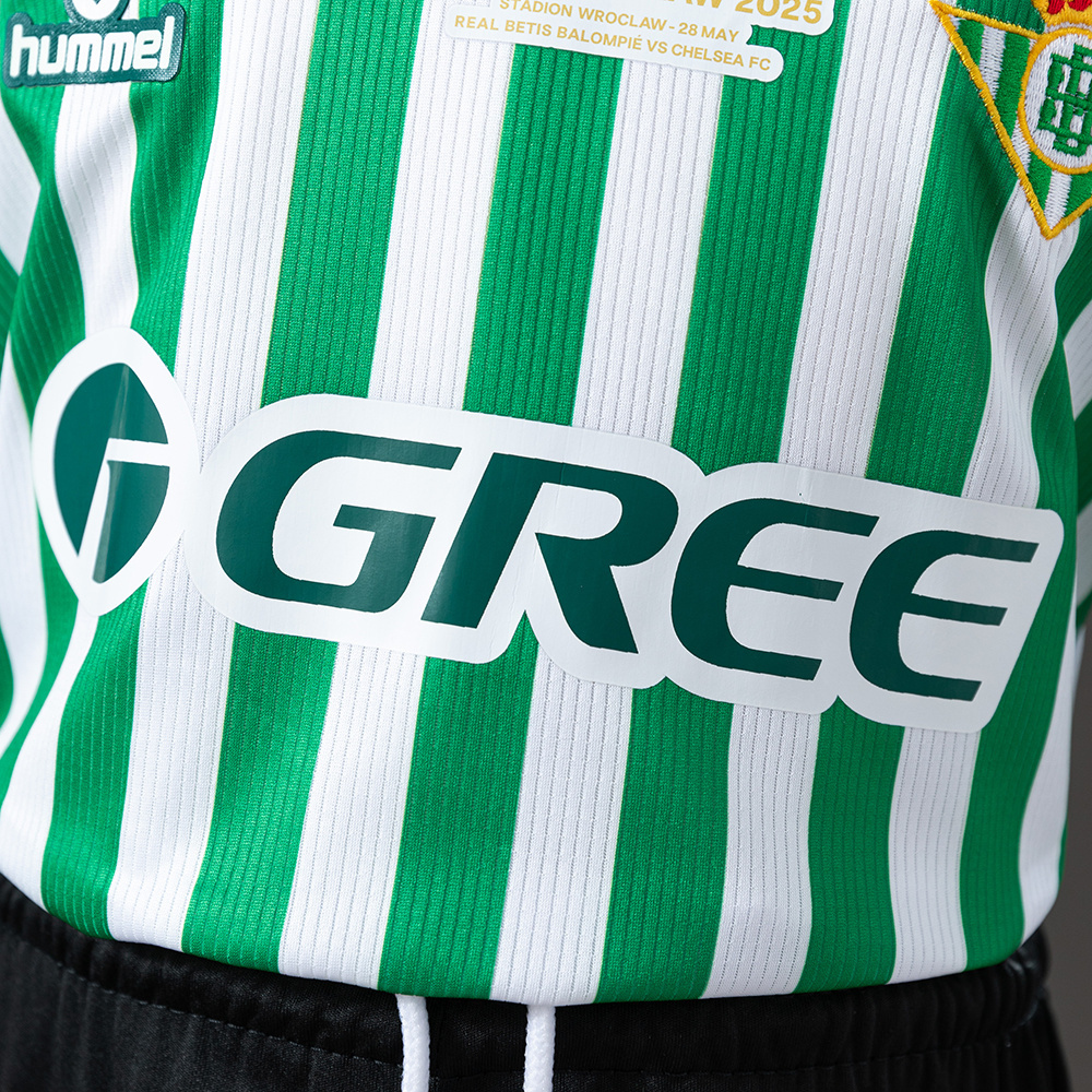 Real Betis 25/26 Pre-match Kids Kit Jersey – Replica Football Soccer Shirt – Size 16–28