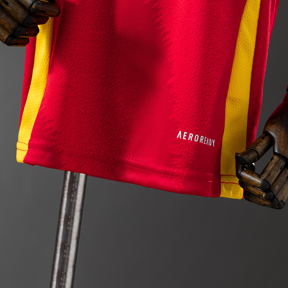 Spain 2025 Home Full Kids Kit Jersey – Replica Football Soccer Shirt – Size 16–28