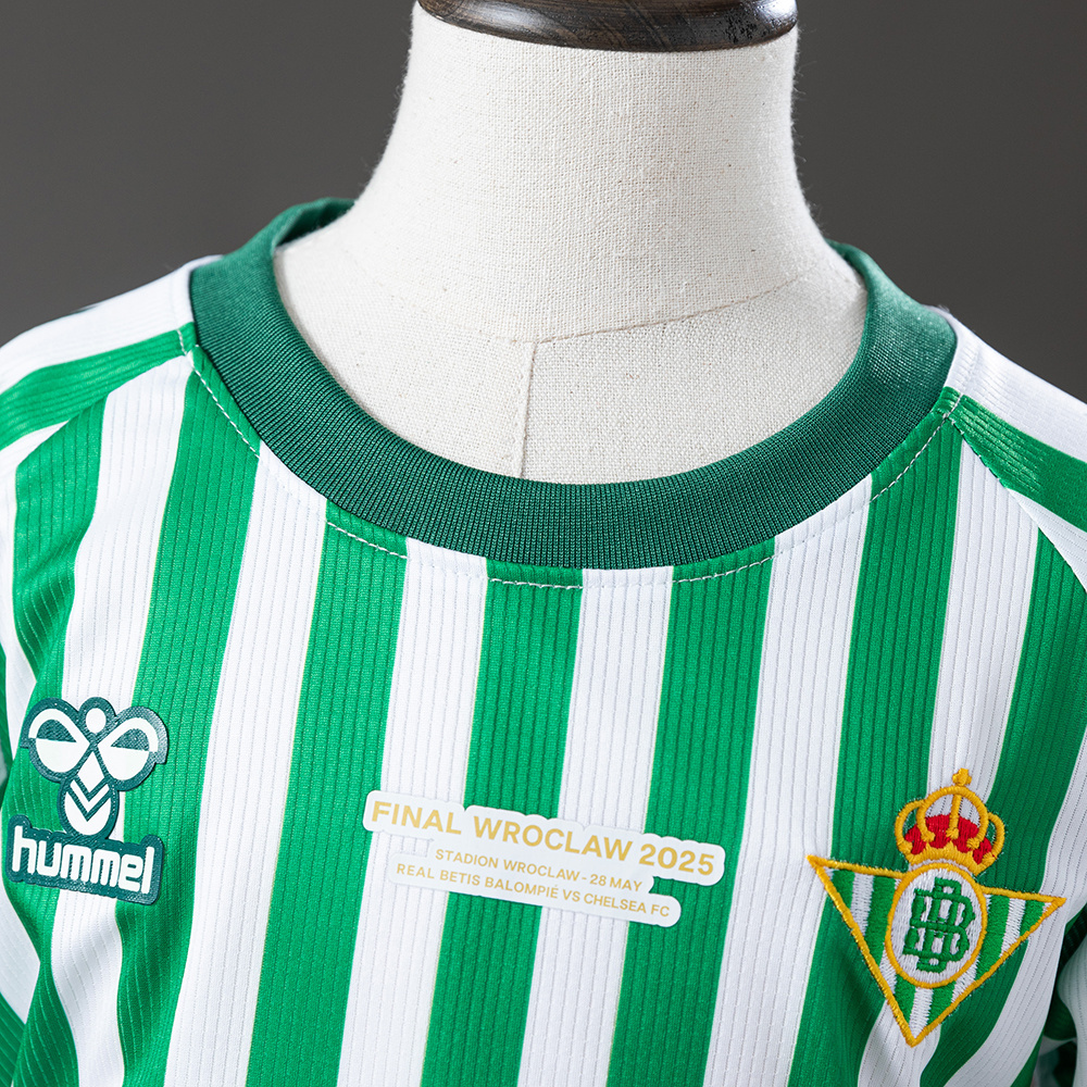 Real Betis 25/26 Pre-match Kids Kit Jersey – Replica Football Soccer Shirt – Size 16–28