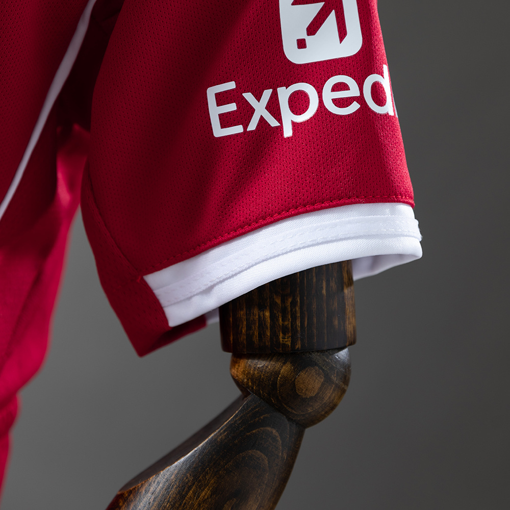 Liverpool 25/26 Kids Kit Home Jersey – Replica Football Soccer Shirt – Size 16–28