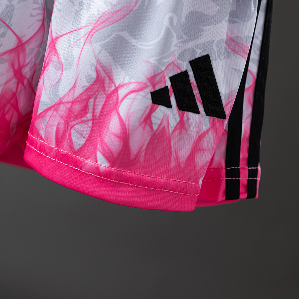 Real Madrid 25/26 Special Edition Pink Kids Kit Jersey – Replica Football Soccer Shirt – Size 16–28