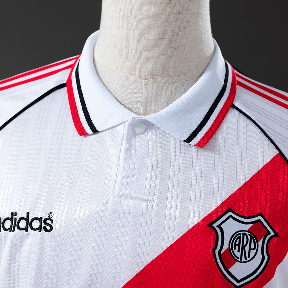 River Plate 1995/96 Home Retro Jersey – Replica Football Soccer Shirt – Size S–XXL