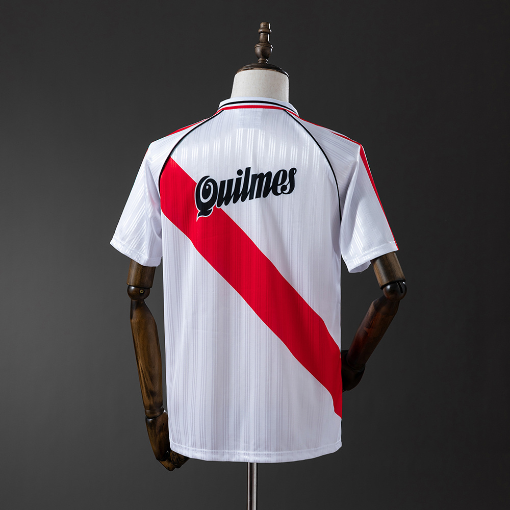 River Plate 1995/96 Home Retro Jersey – Replica Football Soccer Shirt – Size S–XXL
