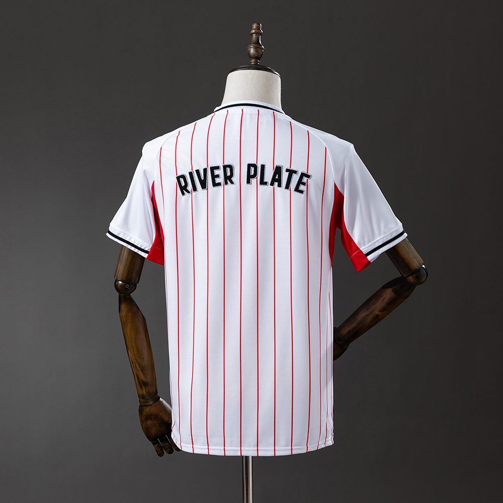 River Plate 25/26 US Pack Full-Button Baseball Jersey White – Replica Shirt